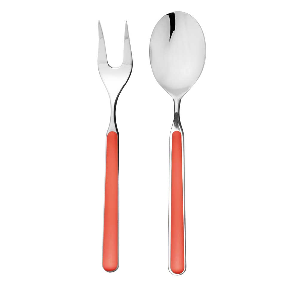 Serving Set 2 Pcs New Coral