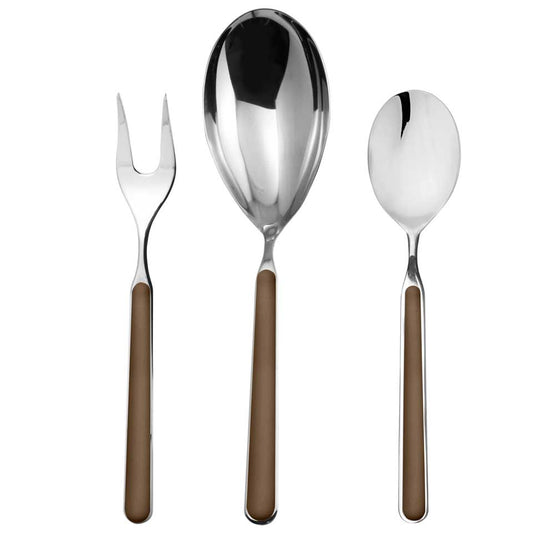 Serving Set 3 Pieces Tobacco