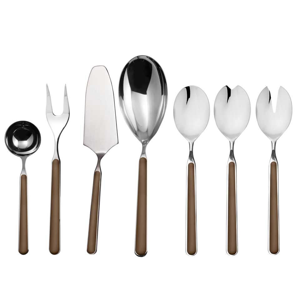 Full Serving Set 7 Pieces Tobacco