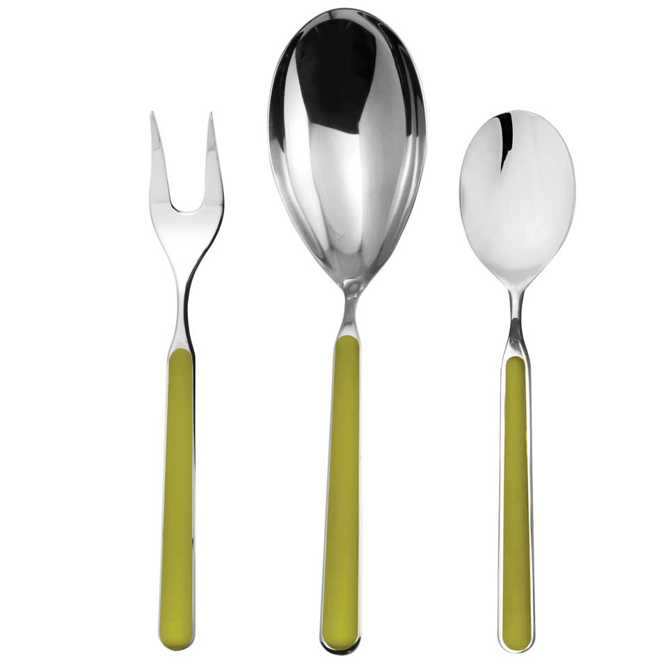 Serving Set 3 Pieces Olive-Green