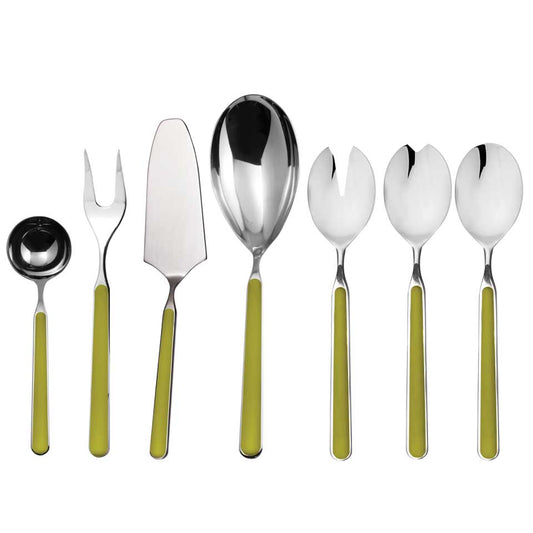 Full Serving Set 7 Pieces Olive-Green