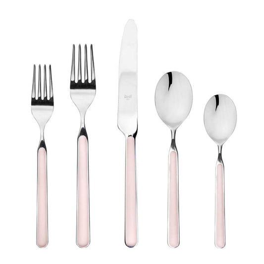 Cutlery Set 5 Pcs Place Setting Pale Rose