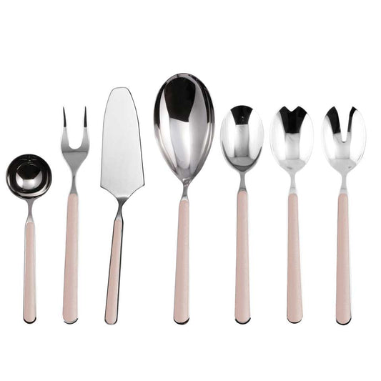 Full Serving Set 7 Pieces Pale Rose