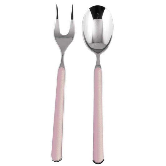 Serving Set 2 Pcs Pale Rose
