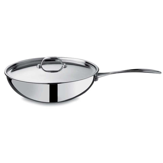 Wok With Lid Cm 28