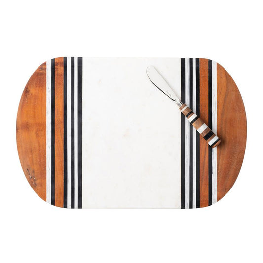 15" Serving Board with Spreader