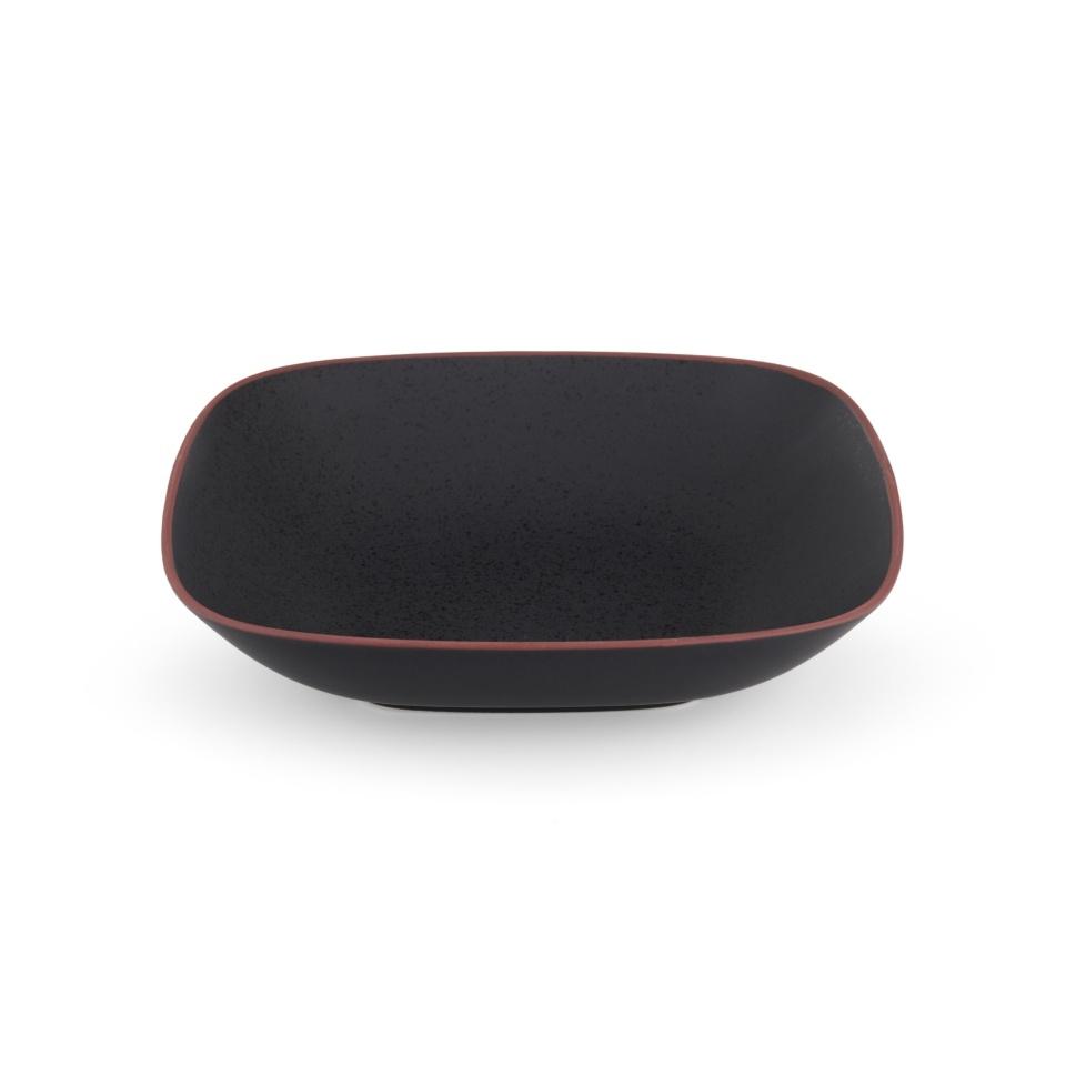 Soft Square Serving Bowl Onyx