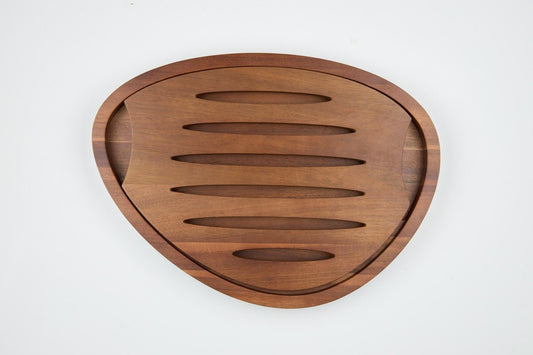 Cutting Board with crumb catch