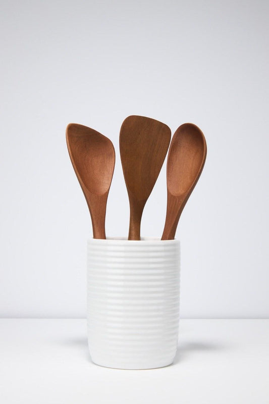 Wood Utensils with Canister