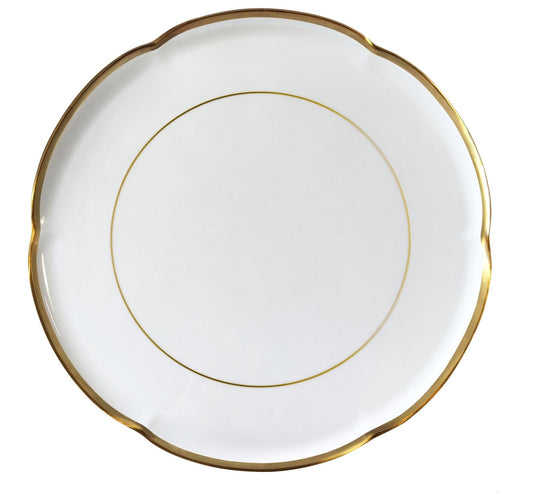 Round cake platter