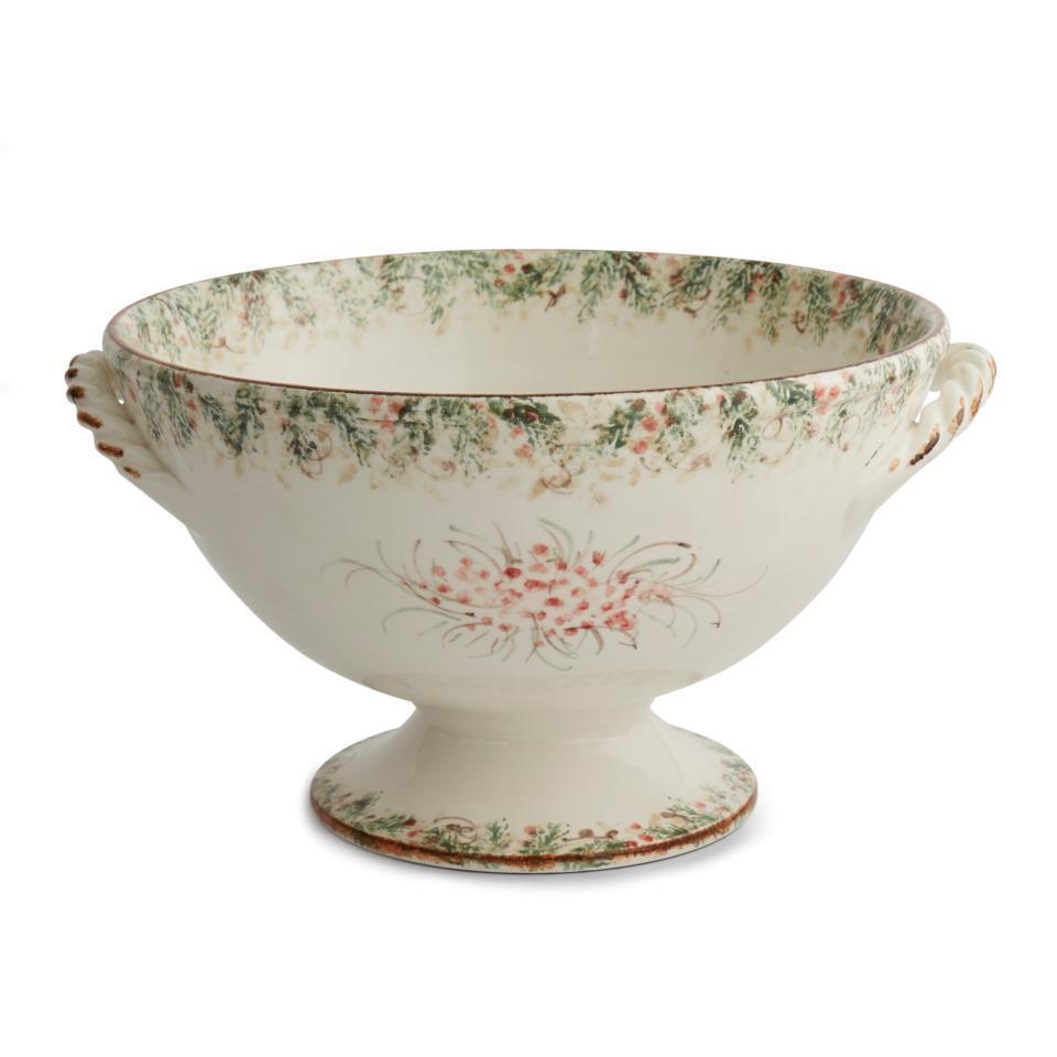 Footed Bowl with Handles