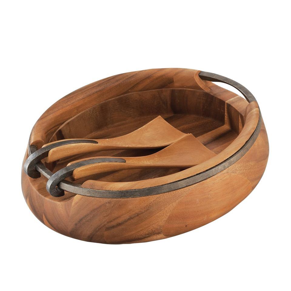 Salad Bowl With Servers