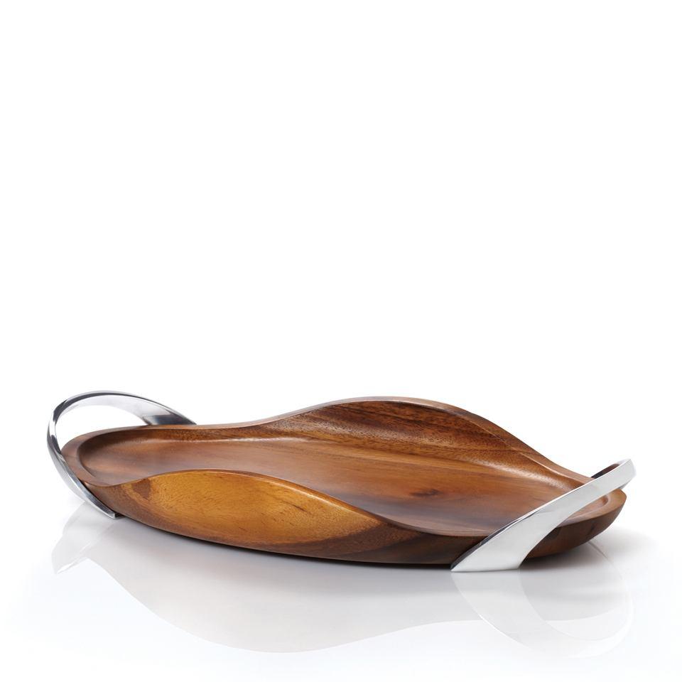 Wood Handled Tray