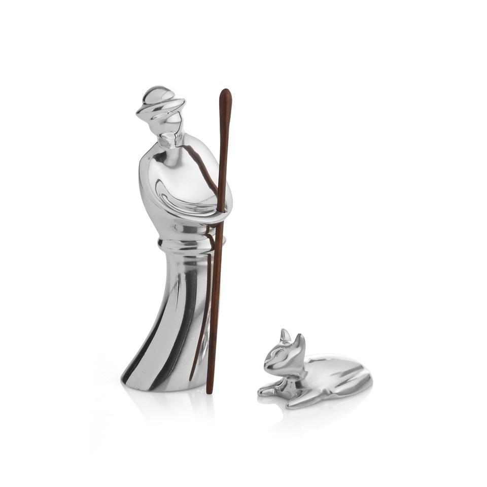 Mini Nativity Shepherd With Lamb