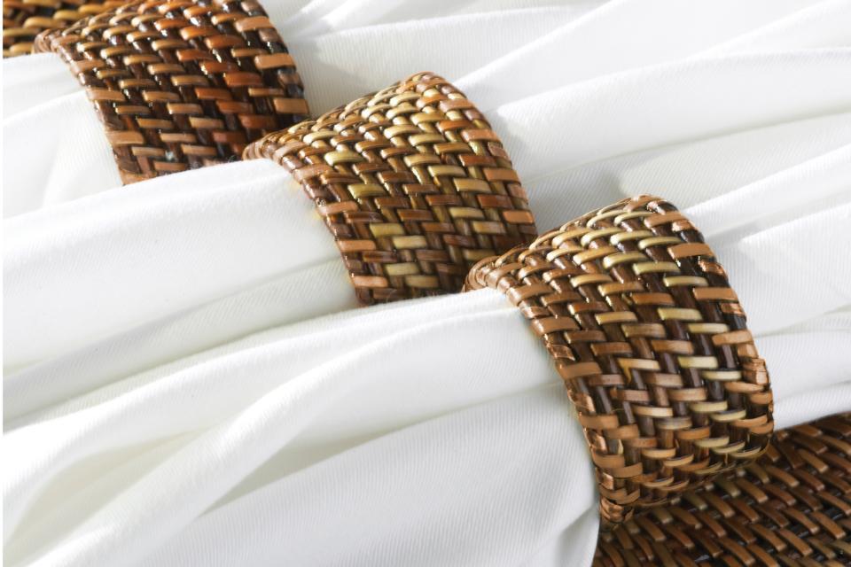 Napkin Ring Plain Set of 4 pcs
