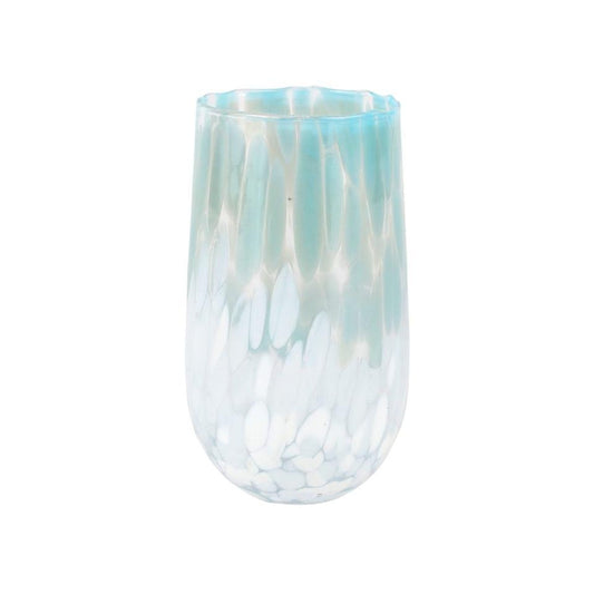 Light Blue and White High Ball