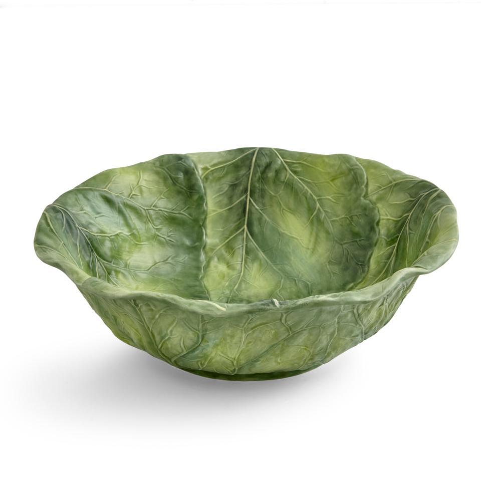 Natures Bounty Figural Leaf Bowl 10.5'