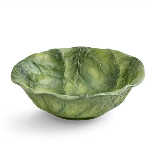 Natures Bounty Figural Leaf Bowl 10.5'