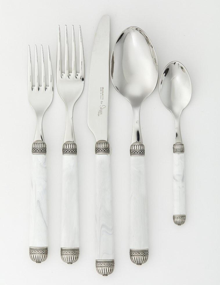 Nazare - White 5pc Place Setting