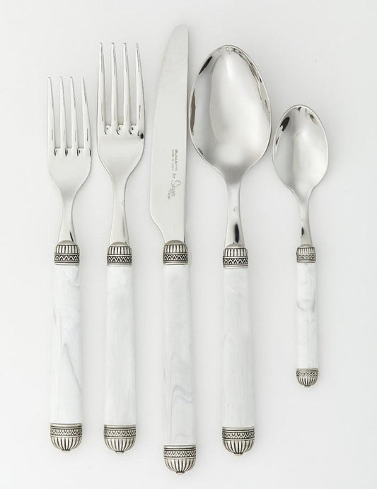 Nazare - White 5pc Place Setting