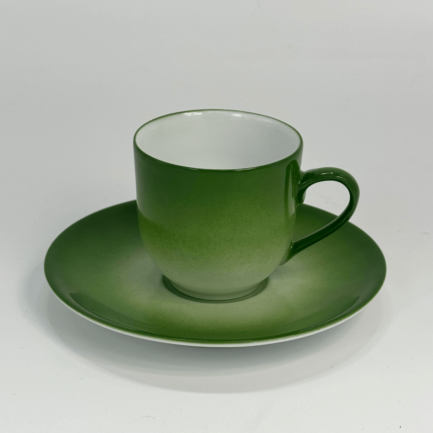 Moss green coffee cup