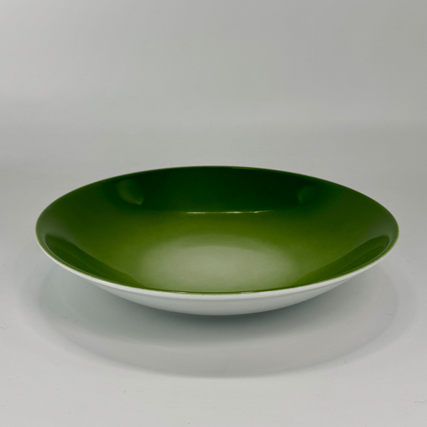 Moss green pasta/salad plate