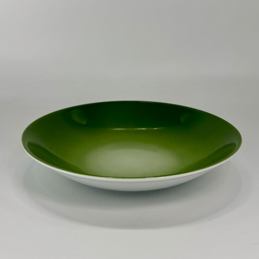 Moss green pasta/salad plate