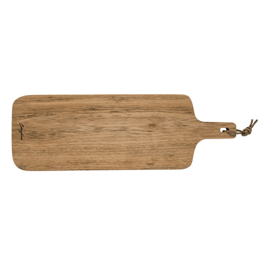 Oak Wood Cutting/Serving Board w/ Handle 21"