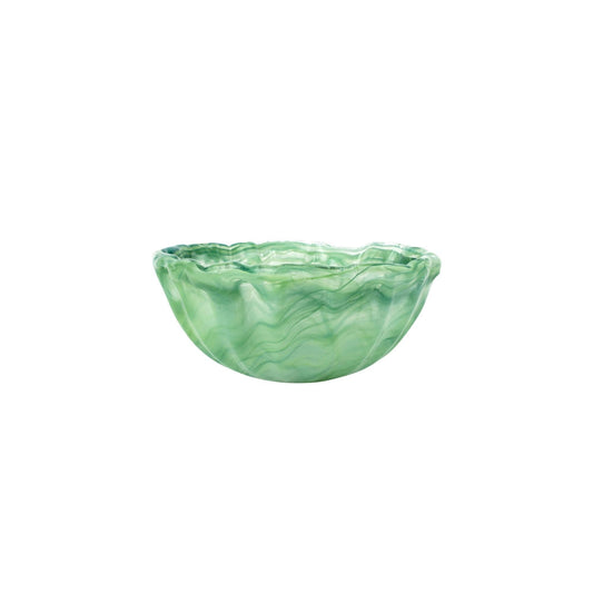 Onda Glass Green Small Bowl