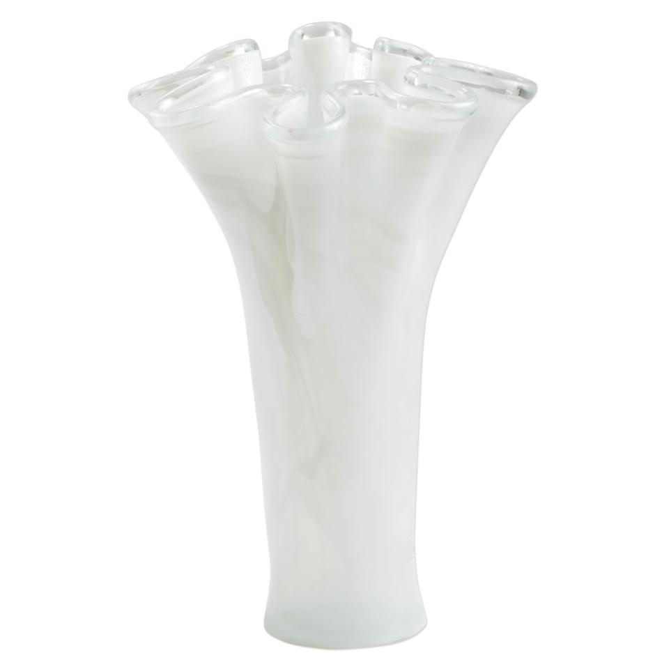 White Tall Vase
