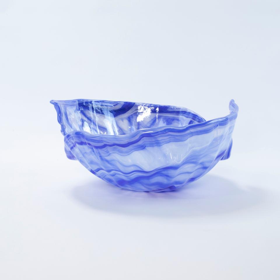 Cobalt Round Bowl
