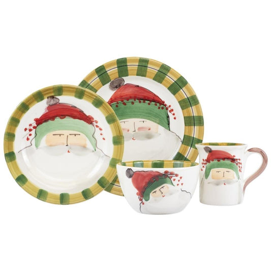 Green Hat Four-Piece Place Setting