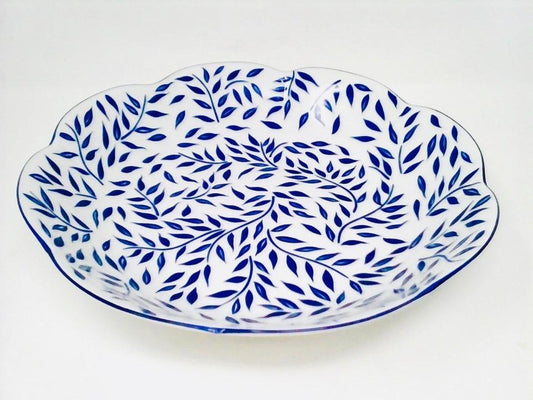 Round deep platter