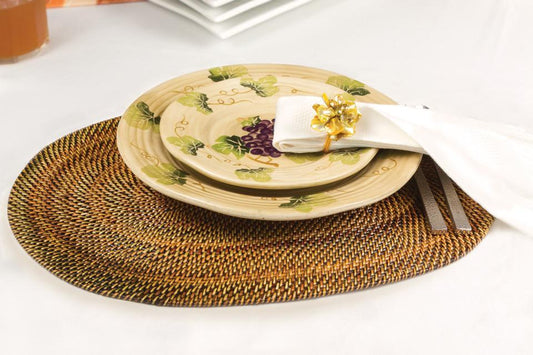 Placemat Oval Set of 4 pcs