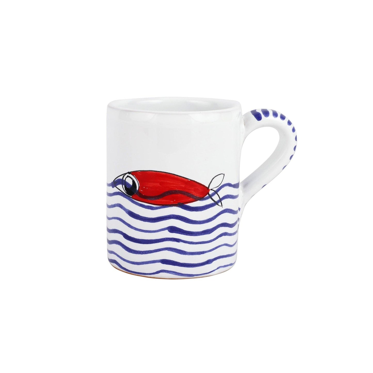 Red Swimming Fish Mug