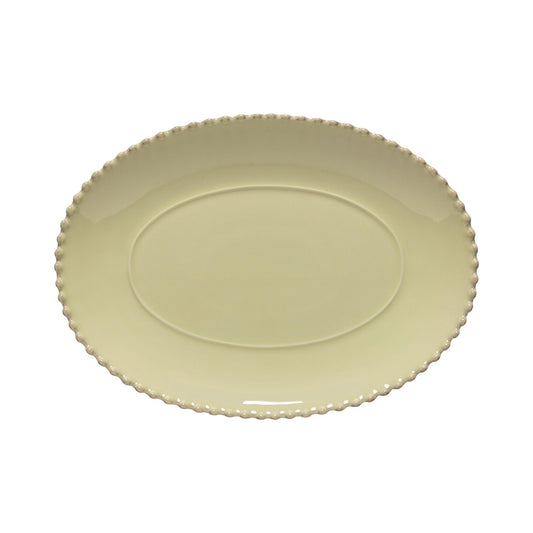 Oval platter, Lilly Green