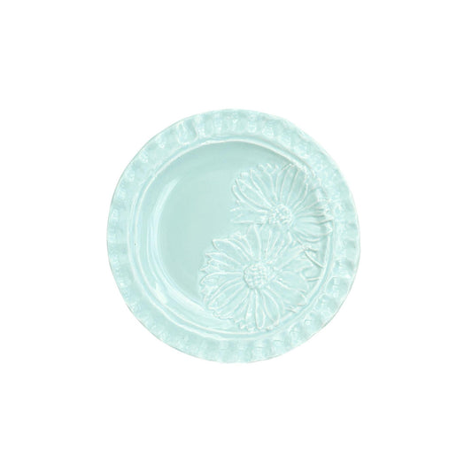 Pietra Fiori Aqua Canape Plate
