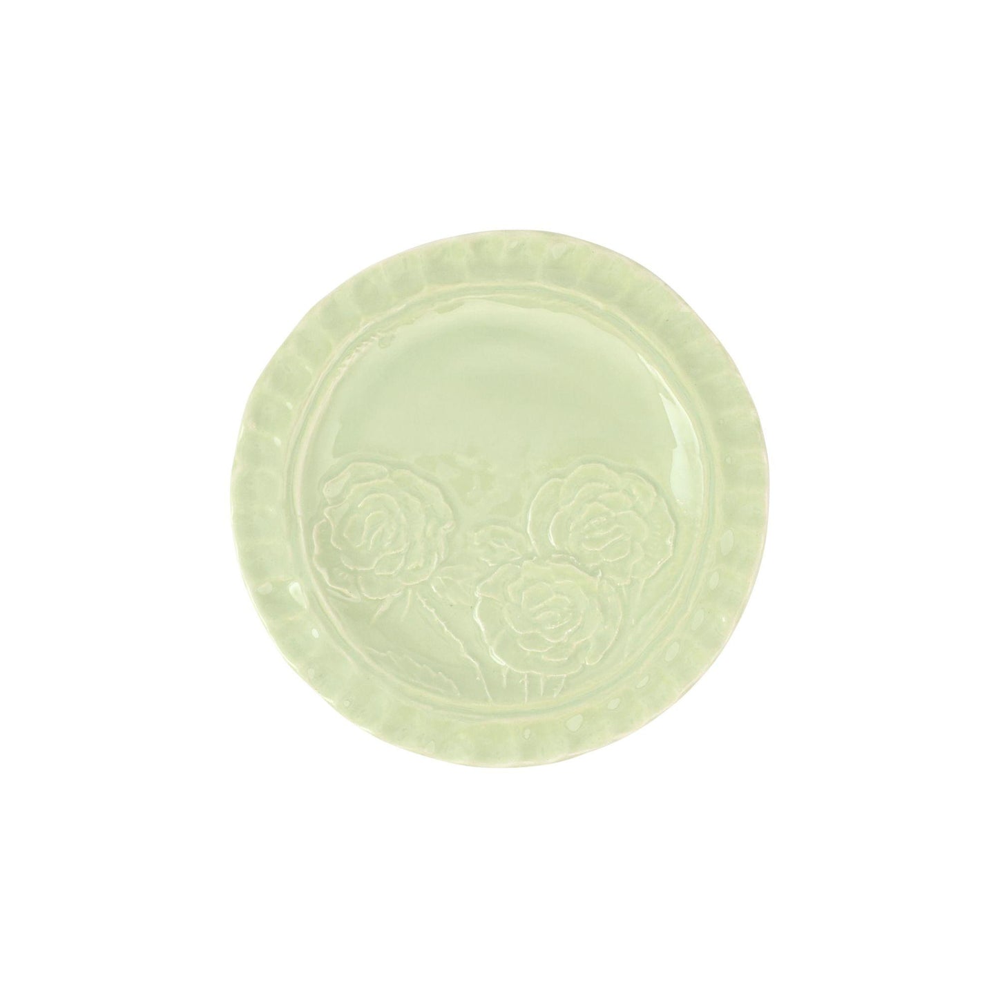 Pietra Fiori Pistachio Canape Plate