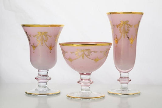 Rialto Borghese Pink with Gold, Flute