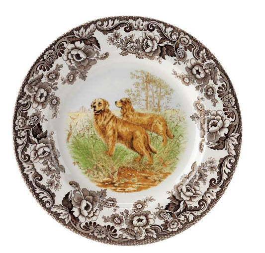 Golden Retriever Salad Plate