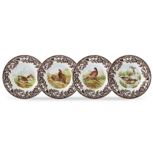 Birds Set of 4 CanapÃÂÃÂ© Plates