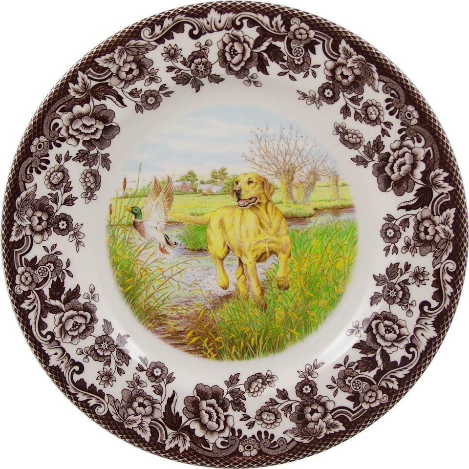 Yellow Labrador Retriever Salad Plate