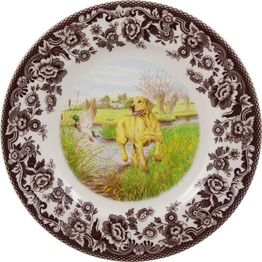 Yellow Labrador Retriever Salad Plate