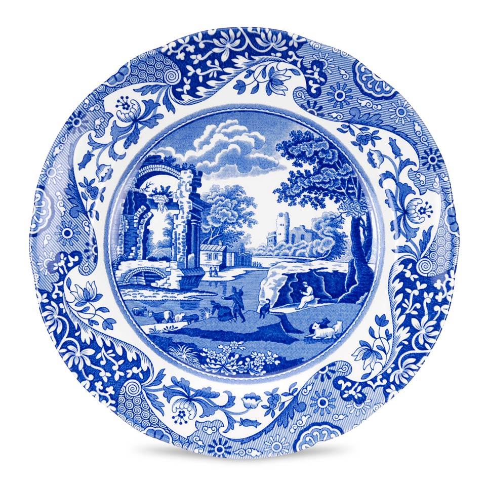 Blue Italian SALAD PLATE 7 1/4"