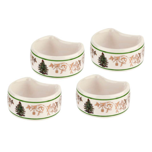 Gold Collection Set of 4 Napkin Rings