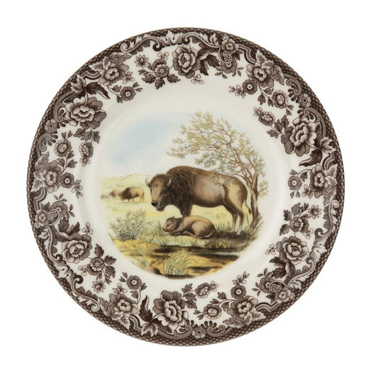 8 Inch Salad Plate Bison