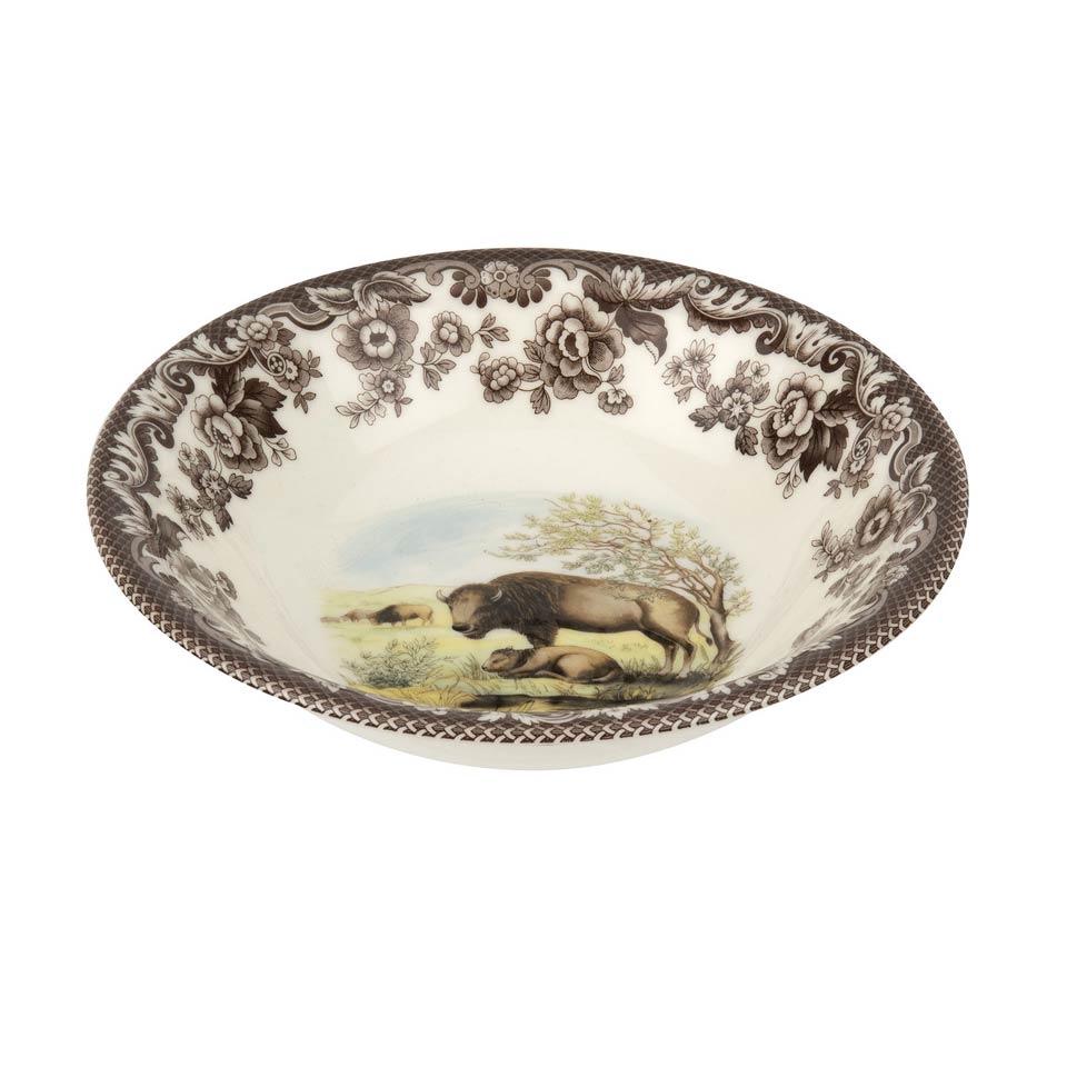 8 Inch Cereal Bowl Bison