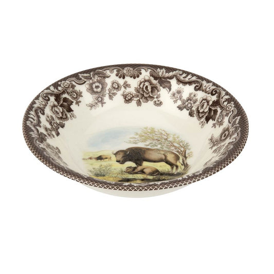 8 Inch Cereal Bowl Bison