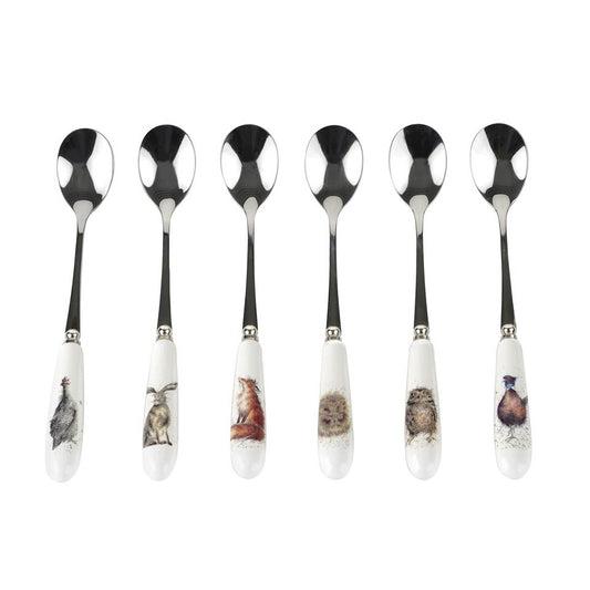 Tea Spoons 6" Assorted - Set of 6