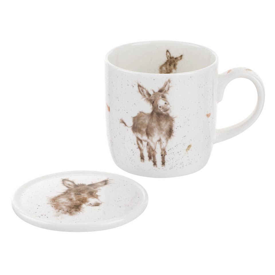 Gentle Jack (Donkey) Mug & Coaster Set